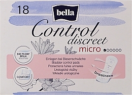 Kup Wkładki urologiczne, 18 szt. - Bella Control Discreet Micro Bladder Control Pads