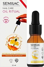 Nawilżający olejek do paznokci i skórek - Semilac Nail Care Oil Ritual — Zdjęcie N2