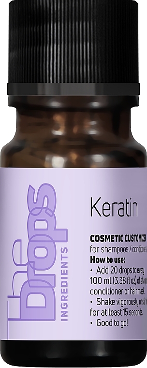 Kompleks na włosy - Pharma Group Laboratories The Drops Keratin Booster Shot — Zdjęcie N1