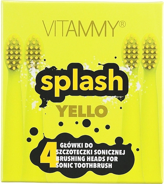 Główka elektrycznej szczoteczki do zębów Splash Yello - Vitammy — Zdjęcie N1