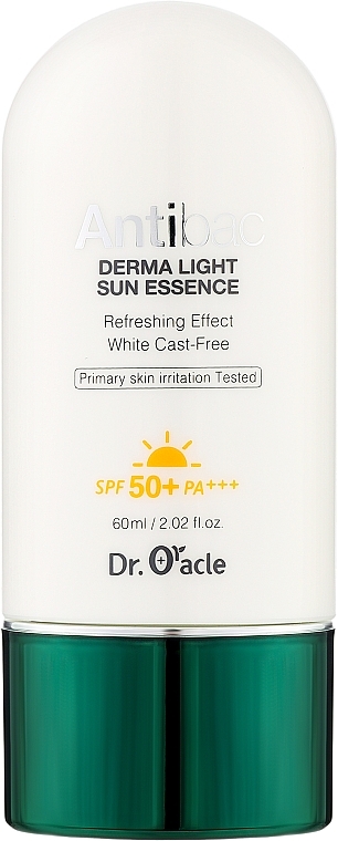 Esencja przeciwsłoneczna dla skóry problematycznej - Dr. Oracle Antibac Derma Light Sun Essence SPF50+ PA+++ — Zdjęcie N1