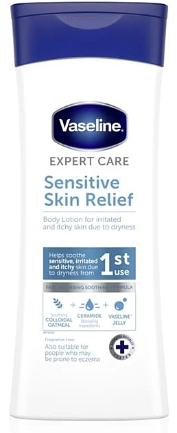 Nawilżający balsam do ciała - Vaseline Sensitive Skin Relief — Zdjęcie N1