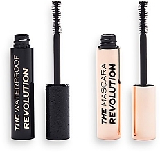 Zestaw - Makeup Revolution Mascara Revolution Duo (maascara/12ml + mascara/8ml) — Zdjęcie N2