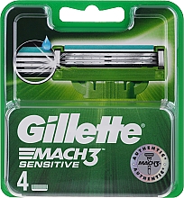 Kup Wymienne wkłady do maszynki, 4 szt. - Gillette Mach3 Sensitive