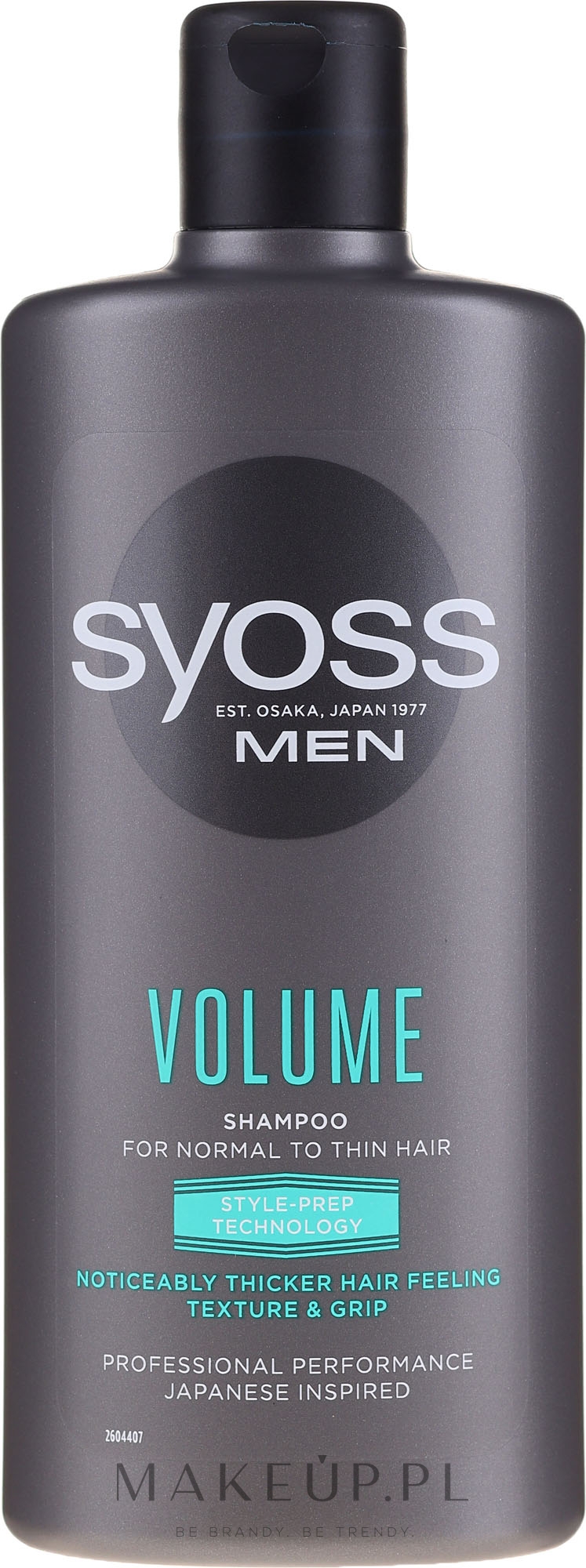 Szampon dla mężczyzn do włosów normalnych i cienkich - Syoss Men Volume — Zdjęcie 440 ml