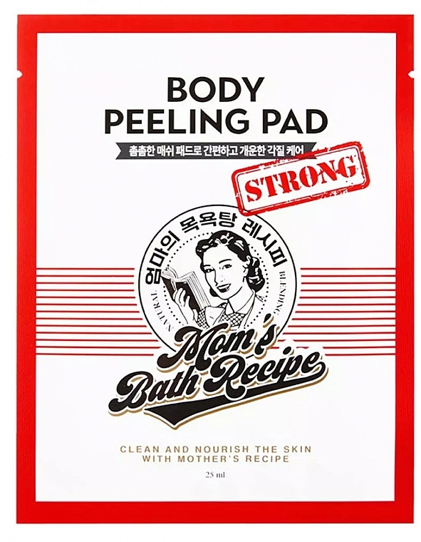 Peeling do ciała - Mom's Bath Recipe Body Peeling Pad Strong — Zdjęcie N3