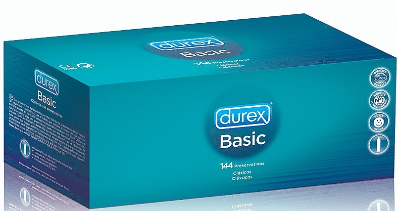 Prezerwatywy, 144 szt. - Durex Basic — Zdjęcie N1