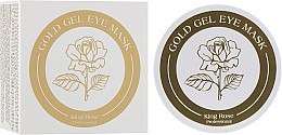 Kup Przeciwstarzeniowe hydrożelowe płatki pod oczy ze złotem - King Rose Gold Gel Eye Mask
