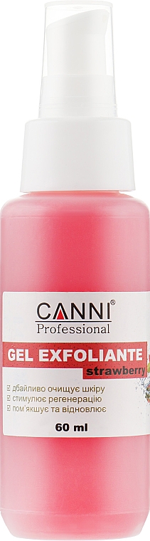 Żel złuszczający Truskawka - Canni Gel Exfoliant Strawberry — Zdjęcie N1