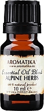 Kompleks naturalnych olejków eterycznych Alpejskie zioła - Aromatika — Zdjęcie N1