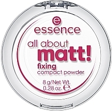 Matujący puder w kompakcie - Essence All About Matt! Fixing Compact Powder — Zdjęcie N1