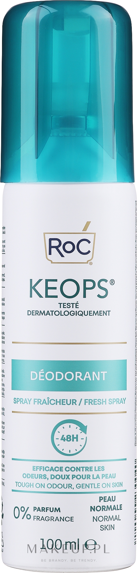 Dezodorant w sprayu - RoC Keops 48H Fresh Deodorant Spray — Zdjęcie 100 ml