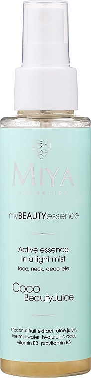Aktywna kokosowa esencja do twarzy - Miya Cosmetics myBEAUTYessence COCO BeautyJuice — Zdjęcie N1