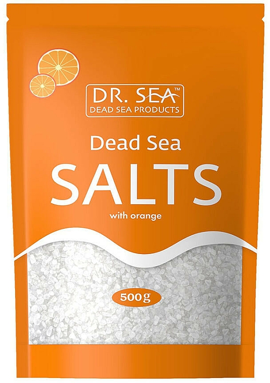 Sól z Morza martwego z ekstraktem z pomarańczy - Dr Sea Salt With Orange — Zdjęcie N1