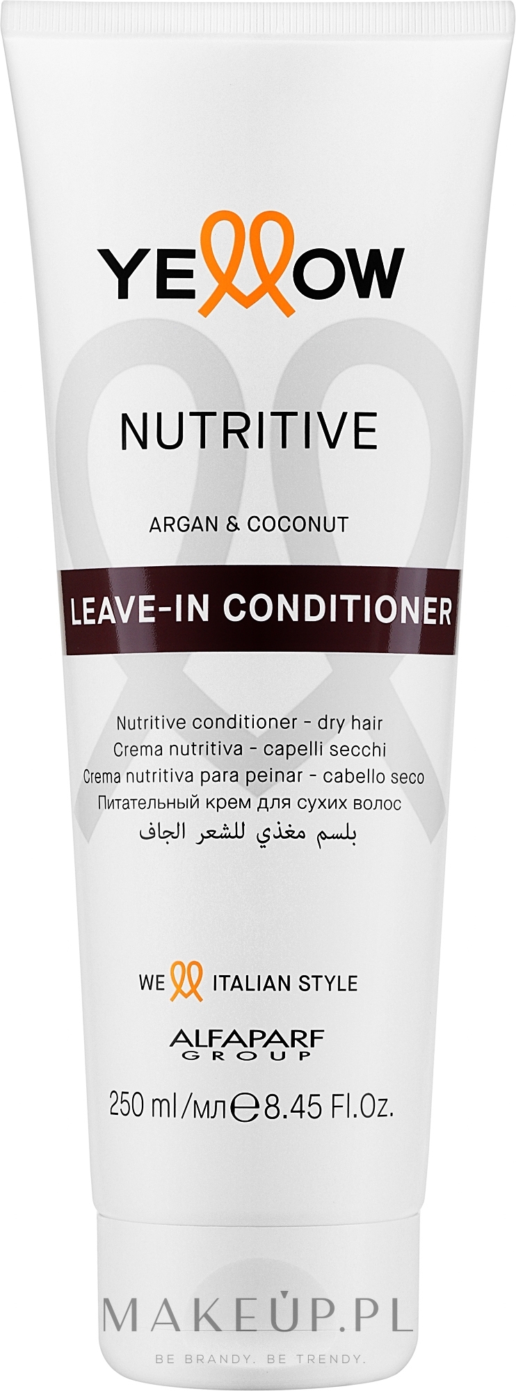 Odżywka do włosów - Yellow Nutrive Argan & Coconut Leave-in Conditioner — Zdjęcie 250 ml
