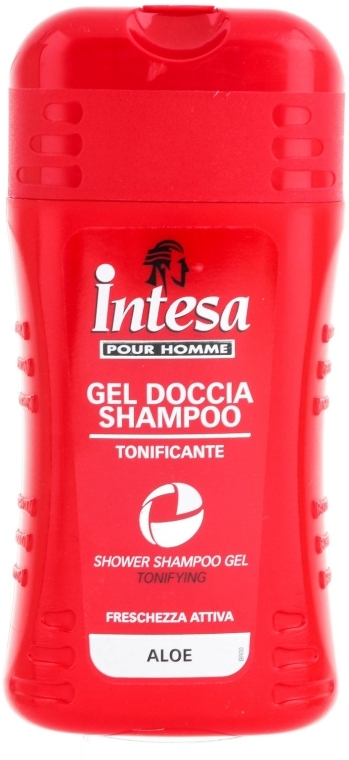 Szampon-żel pod prysznic z ekstraktem z aloesu dla mężczyzn - Intesa Classic Red Aloe Shower Shampoo Gel — Zdjęcie N1