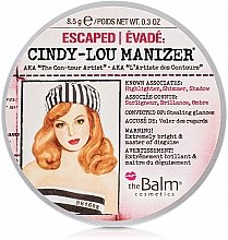 Rozświetlający roż i cienie do powiek 2 w 1 - theBalm Cindy-Lou Manizer Highlighter & Shadow — Zdjęcie N2