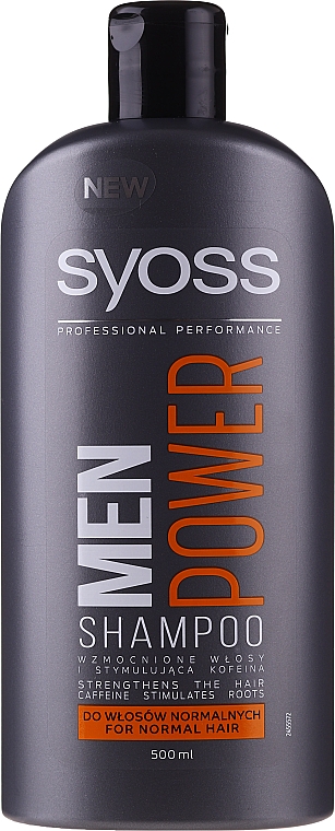 Szampon do włosów dla mężczyzn - Syoss Men Power & Strength Shampoo — Zdjęcie N1