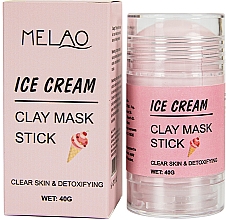 Kup Glinkowa maska w sztyfcie do twarzy Lody - Melao Ice Cream Clay Mask Stick
