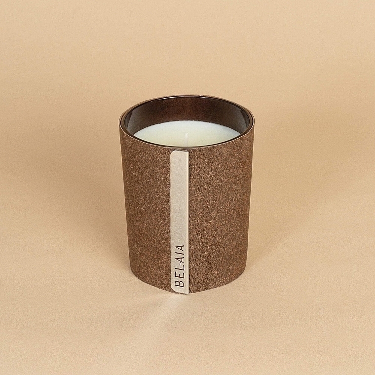 Świecznik Wooden na świece o wadze 180 g - Belaia Candle Reversible Sleeve — Zdjęcie N2