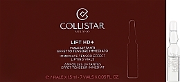 Natychmiastowe ampułki liftingujące do twarzy, szyi i dekoltu - Collistar Lift HD+ Immediate Tensor Effect Lifting Vials — Zdjęcie N1