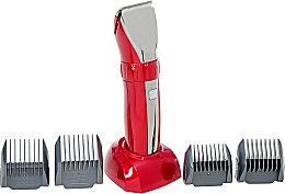 Trymer do włosów, czerwony - Original Best Buy Manual Professional CEOX Cordless Clippers — Zdjęcie N1