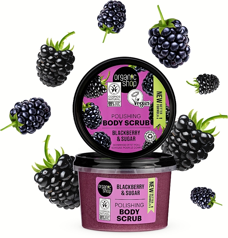 Peeling do ciała Jeżyna - Organic Shop Polishing Body Scrub Blackberry & Sugar — Zdjęcie N2