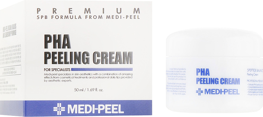 Krem-peeling do twarzy z kwasami PHA - MEDIPEEL PHA Peeling Cream