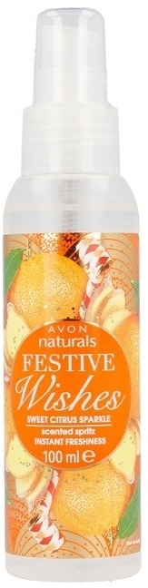 Pachnąca mgiełka Słodkie skrzące się cytrusy - Avon Naturals Festive Wishes Sweet Citrus Sparkle — Zdjęcie N1