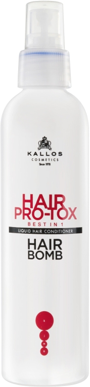 Odżywka w sprayu do włosów - Kallos Cosmetics KJMN Hair Pro-Tox Hair Bomb Conditioner