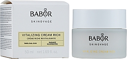 Rewitalizujący krem na dzień - Babor Skinovage Vitalizing Cream Rich — Zdjęcie N1