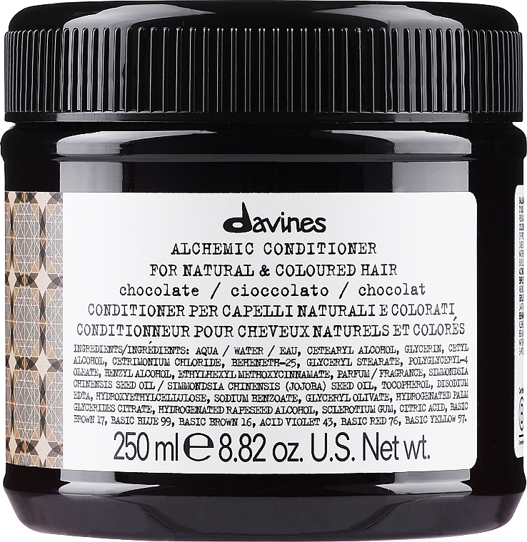Odżywka do włosów naturalnych i farbowanych - Davines Alchemic Conditioner — Zdjęcie N4
