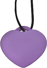 Miniwibrator, naszyjnik, fioletowy - Fairygasm PleasureStone — Zdjęcie N2