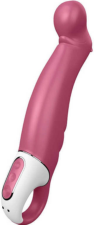 Wibrator z wygiętym końcem, różowy - Satisfyer Vibes Petting Hippo Vibrator — Zdjęcie N1