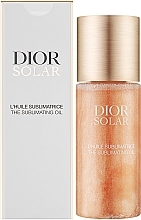 Suchy olejek do twarzy, ciała i włosów - Dior Solar Sublimating Oil  — Zdjęcie N2