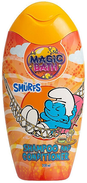 Szampon i żel pod prysznic 2 w 1 - EP Line Smurfs Shampoo And Conditioner — Zdjęcie N1