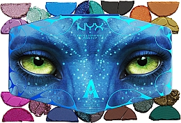 Paleta cieni do powiek - NYX Professional Makeup Avatar Color Palette  — Zdjęcie N2