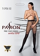 Kup Rajstopy erotyczne z wycięciem Tiopen 012, 20/40 Den, czarne - Passion