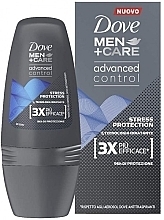 Dezodorant w kulce - Dove Men+Care Roll-on Deodorant Advanced Control Stress Protection — Zdjęcie N1