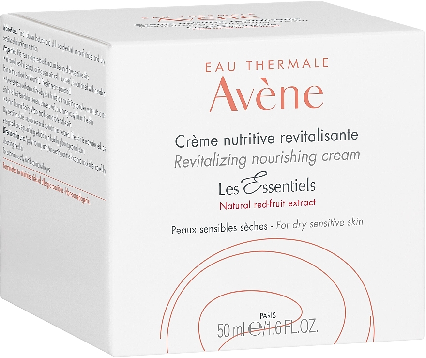 Rewitalizujący krem odżywczy do twarzy - Avène Revitalizing Nourishing Cream — Zdjęcie N3