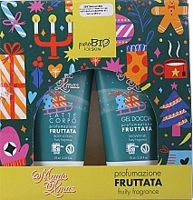 PRZECENA! Zestaw - PuroBio Cosmetics Magic Xmas Fruttata Kit (sh/gel/75ml + b/lot/75ml) * — Zdjęcie N2