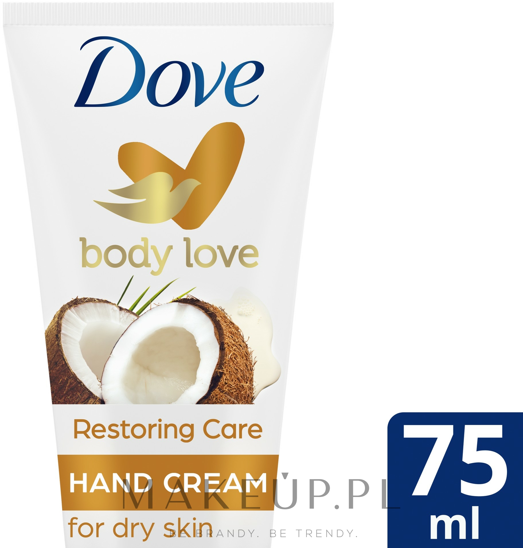 Nawilżający krem do rąk z olejem kokosowym - Dove Nourishing Secrets Resroring Ritual Hand Cream — Zdjęcie 75 ml