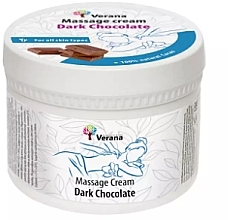 Krem do masażu Ciemna czekolada - Verana Massage Cream Dark Chocolate — Zdjęcie N1