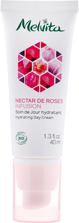 Nawilżający krem różany do twarzy - Melvita Nectar de Roses Moisturizing Rose Nectar — Zdjęcie N2