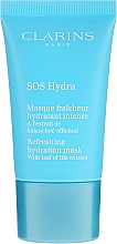 Nawilżająca maseczka z ekstraktem z żyworódki - Clarins SOS Hydra Refreshing Hydration Mask — Zdjęcie N2