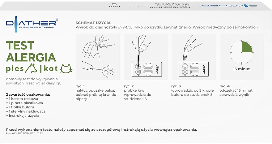 Test na alergię - Diather Diagnostics & Therapy  — Zdjęcie N3