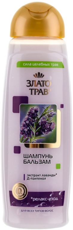 Szampon-balsam do włosów Lawenda - Velta Cosmetic Zlato trav