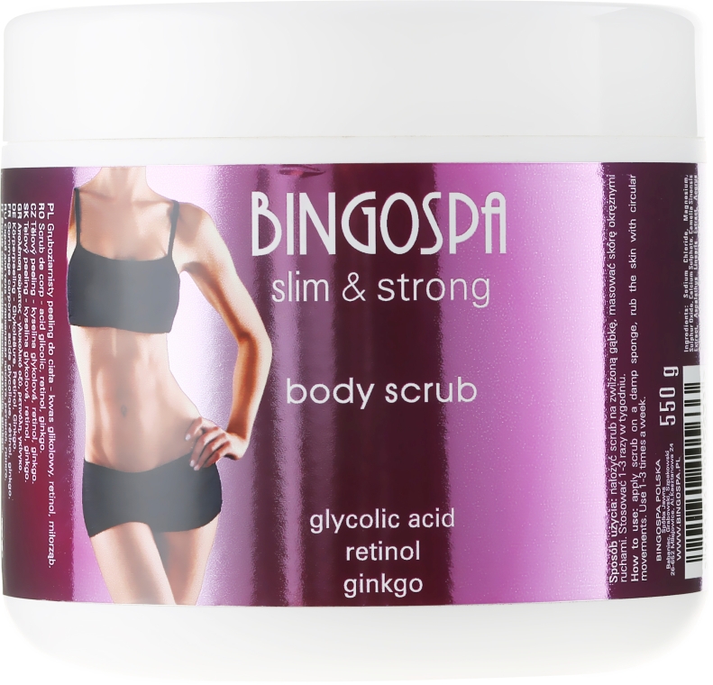 Wyszczuplający scrub do ciała - BingoSpa Slim & Strong Body Scrub