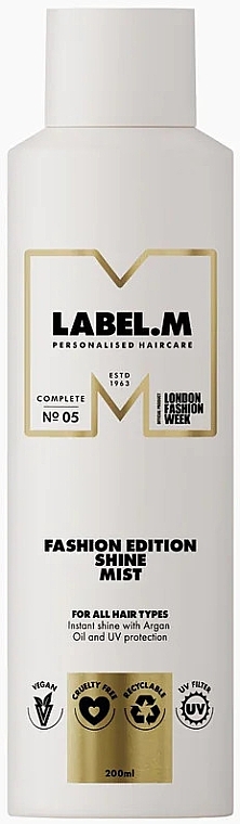Lakier do włosów - Label.m Fashion Edition Shine Mist — Zdjęcie N1