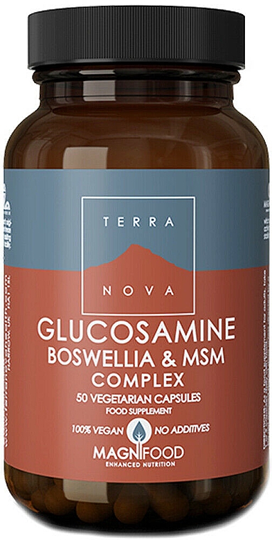 Suplement diety Glucosamine Boswellia, w kapsułkach - Terranova Glucosamine Boswellia & MSM — Zdjęcie N1
